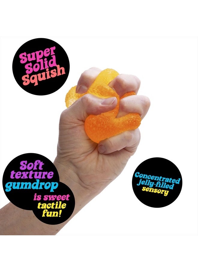 Schylling NeeDoh Gumdrop - Textured Sensory Toy with Super Solid Squish - 2.5" Tall - Colors May Vary (Pack of 1)  - Image 3