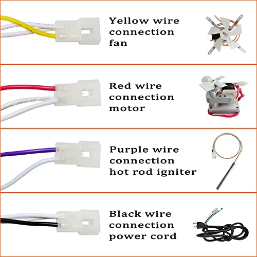 FCCUM Digital Thermostat Control Board Replacement for Pit Boss Wood Pellet Grills, BBQ Temperature Controller, Compatible with Pitboss P7-340/540/700/1000 with LCD Display - Image 5
