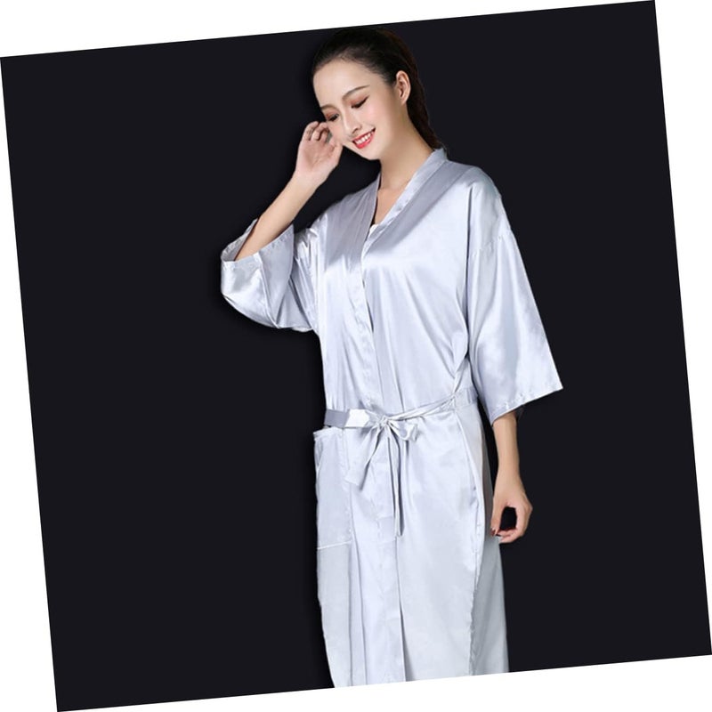 Garneck Hairdresser Gown Hairdressing Apron Dye Robes Hair Salon Apron Women Barber Gown Spa Bathrobe Grooming - Image 5