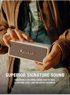 Marshall Emberton Ⅱ Compact Portable Speaker White  - Image 5
