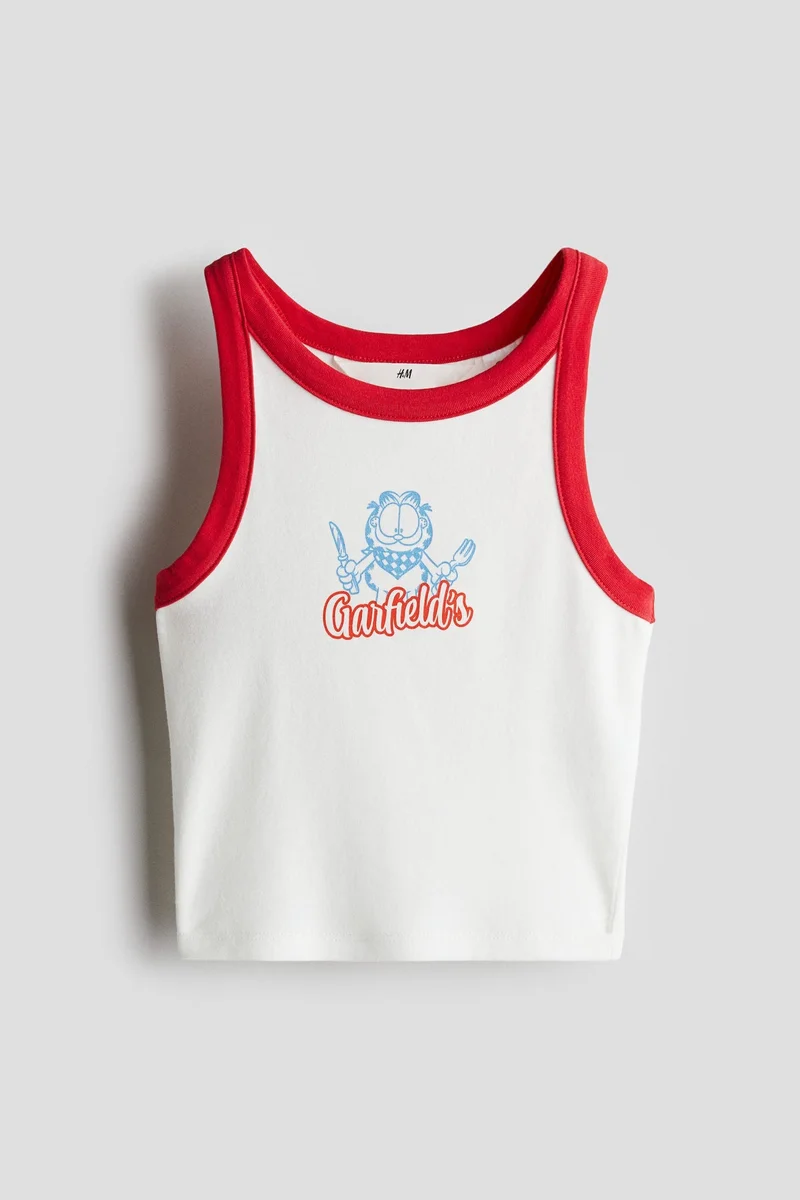 H&M Printed vest top