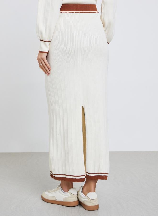 ستايلي تنورة طويلة بحافة واسعة - Image 4