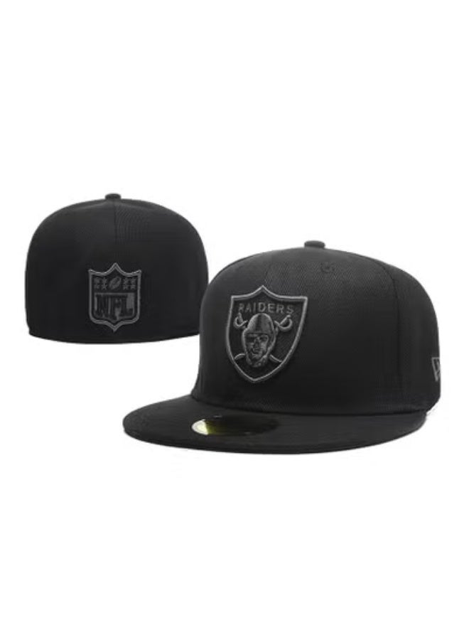 NEW ERA New Era Official NFL Fitted Cap: 3D Tactile Logo Appliqué, Structured Closed Back, Sun Protection - One Size Fits Most (57.7cm)