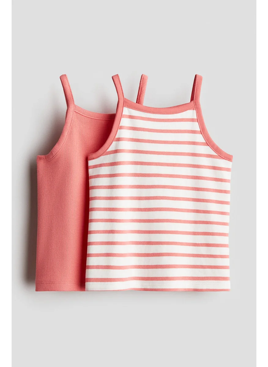 H&M 2-Pack Cotton Strappy Tops