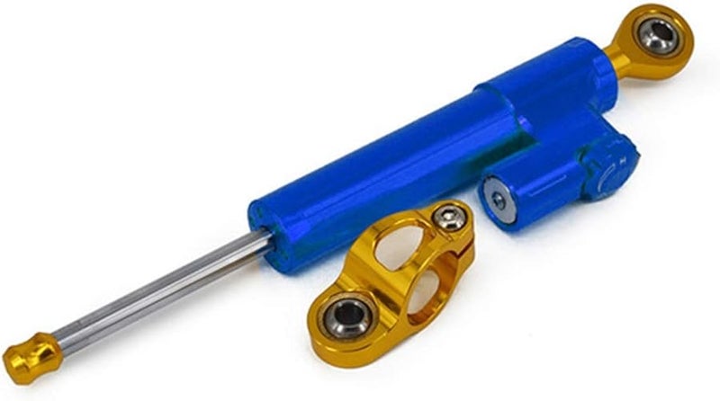 مجموعة تركيب قوس مثبت مخمد توجيه دراجة نارية CNC لـ CBR600RR أزرق ذهبي - Image 1