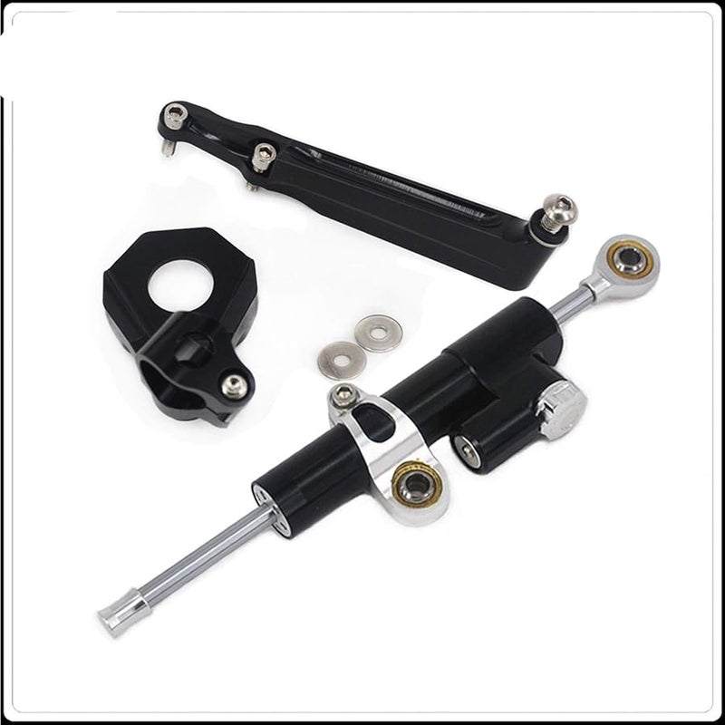 مجموعة تركيب قوس مثبت مخمد توجيه دراجة نارية CNC لـ CBR600RR أزرق ذهبي - Image 3