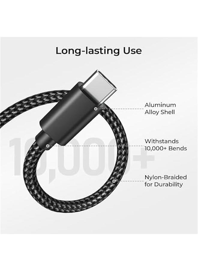 Generic iPad Mini 7 Charger Cable 6.6FT 2 Pack,USB Type C Charging Power Cord for iPad Pro 10th Air 4th 5th Mini 6th,Samsung Galaxy S24 S23 S22 S21 Note 20,Moto Z4 G7 G9 Play,Steam Deck,AirPods 4  - Image 3