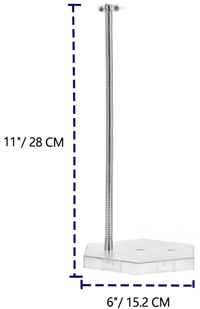 XyviLokit 3PCS Large Size Action Figure Stand Compatible with 1/6 and 1/9 Scale Figures and Toys, Stop Motion Stand Come with Screwdriver. - Image 5