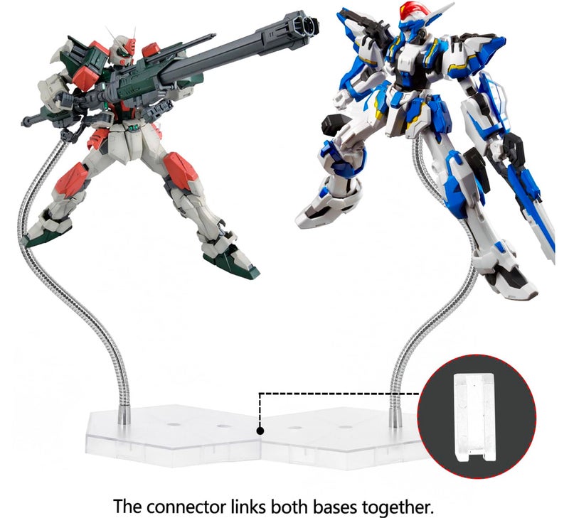 XyviLokit 3PCS Large Size Action Figure Stand Compatible with 1/6 and 1/9 Scale Figures and Toys, Stop Motion Stand Come with Screwdriver. - Image 3