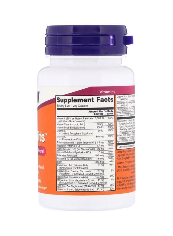 now Daily Vits 30 Veg Capsules - Image 2