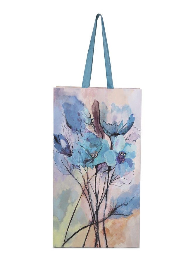 DOODLEDASH Gift Carry Bags - Flowers Combo - (Large Size 33 x 44 x 11 cm) - For All Gifting & Festive Occasions - Ribbon Handles - Pack of 3 Pcs - Image 3