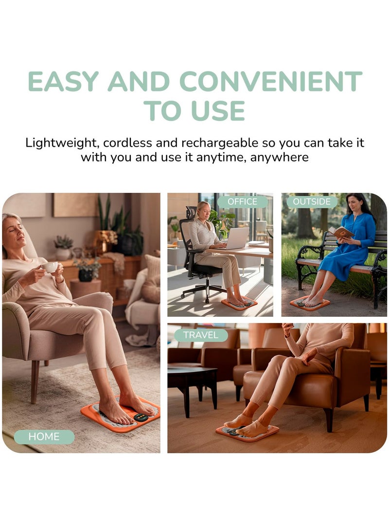 Bukela Portable Foot Massager - Soothing Comfort & Revitalization for Tired Feet, 15 Minute Massage with 6 Settings, Pulse Sensation with Deep Tissue Results - Image 5