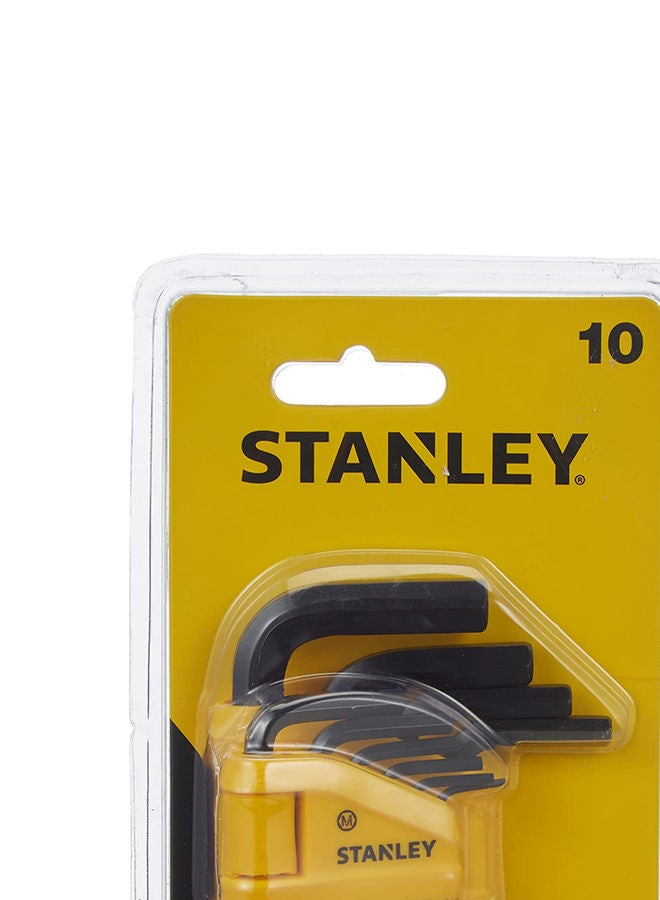 Stanley Stanley Hex Key Set 10Pc 1.5-10Mm 0 69 253 