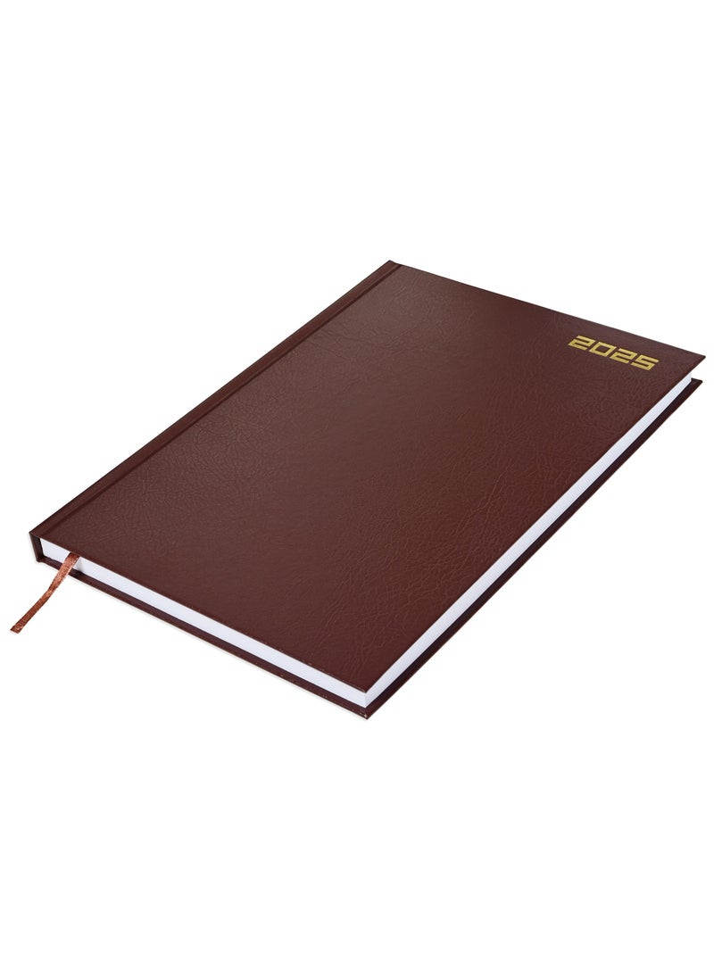FIS FIS Diary 2025 (English) Chocolate, A4 - FSDI41E25CH  - Image 1