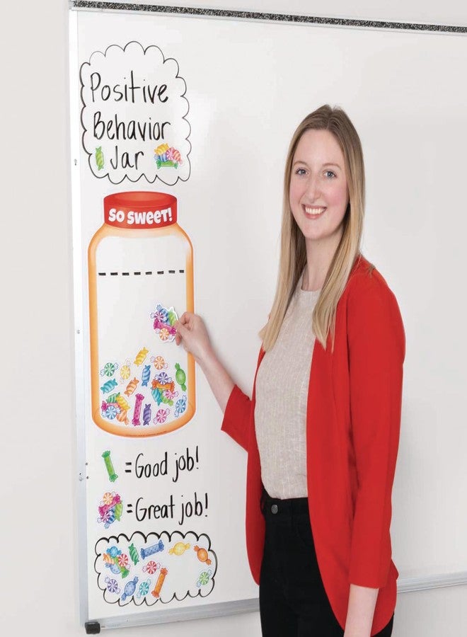 Really Good Stuff So Sweet Positive Behavior Jar, 44 Magnets | Classroom Reward System, Classroom Tools, Magnetic For Whiteboard, Classroom Must Haves - Image 1