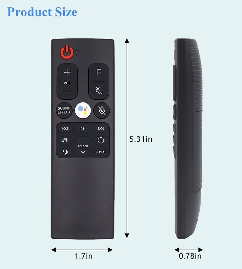 BOMAZ AKB75595321 Replacement Remote Control for LG Sound Bar SL8Y SL8YG SL9Y SL9YG SL10Y SL10YG SPL8-W - Image 3