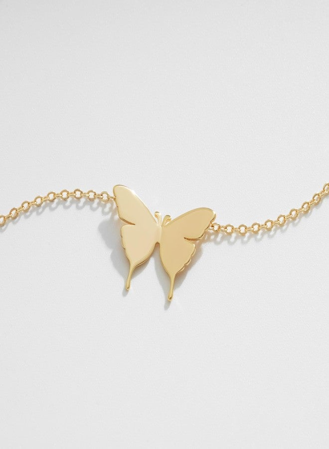 VACRONA Gold Dainty Butterfly Necklaces 18K Gold Plated Choker Necklace Delicate Long Gold Chain Necklaces Jewelry Gift for Women - Image 5