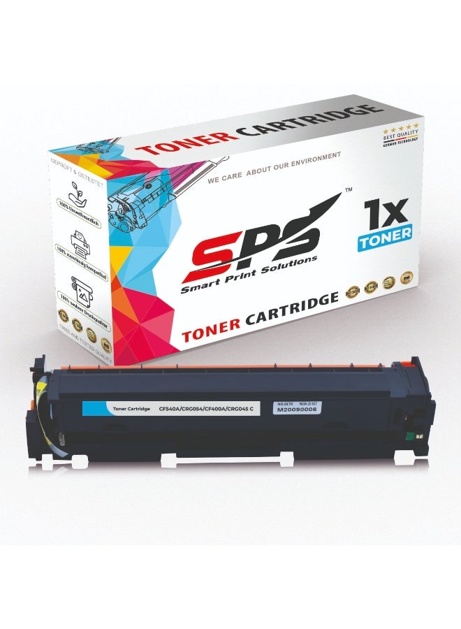 Smart Print Solutions SPS Compatible Toner Cartridges for Canon - CRG-054C | 1x Cyan | Yield upto 1,200 Pages - Image 1