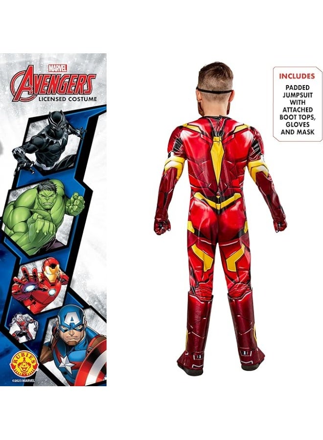 روبيز آيرون مان الفاخر  للأعمار من 3-4 سنوات ، مقاس S (ارتفاع 104 سم) - Image 1