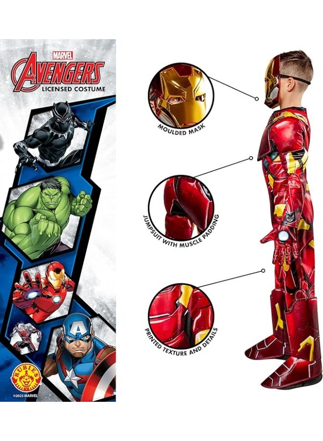 روبيز آيرون مان الفاخر  للأعمار من 3-4 سنوات ، مقاس S (ارتفاع 104 سم) - Image 3