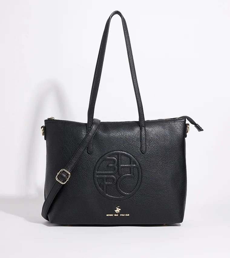 Embossed tote bag