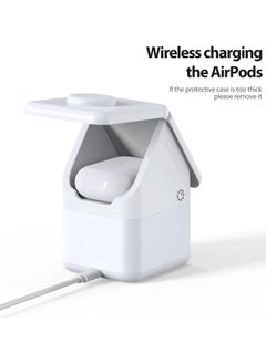 DUZZONA Wireless Charger Charging Station - 4 in 1 Charger Stand Multiple Devices for Apple - 15 14 Pro Max 13 12 11 - Watch 9 8 7 6 5 4 3 2 Se - Airpods 3 2 Pro Gift  - Image 3