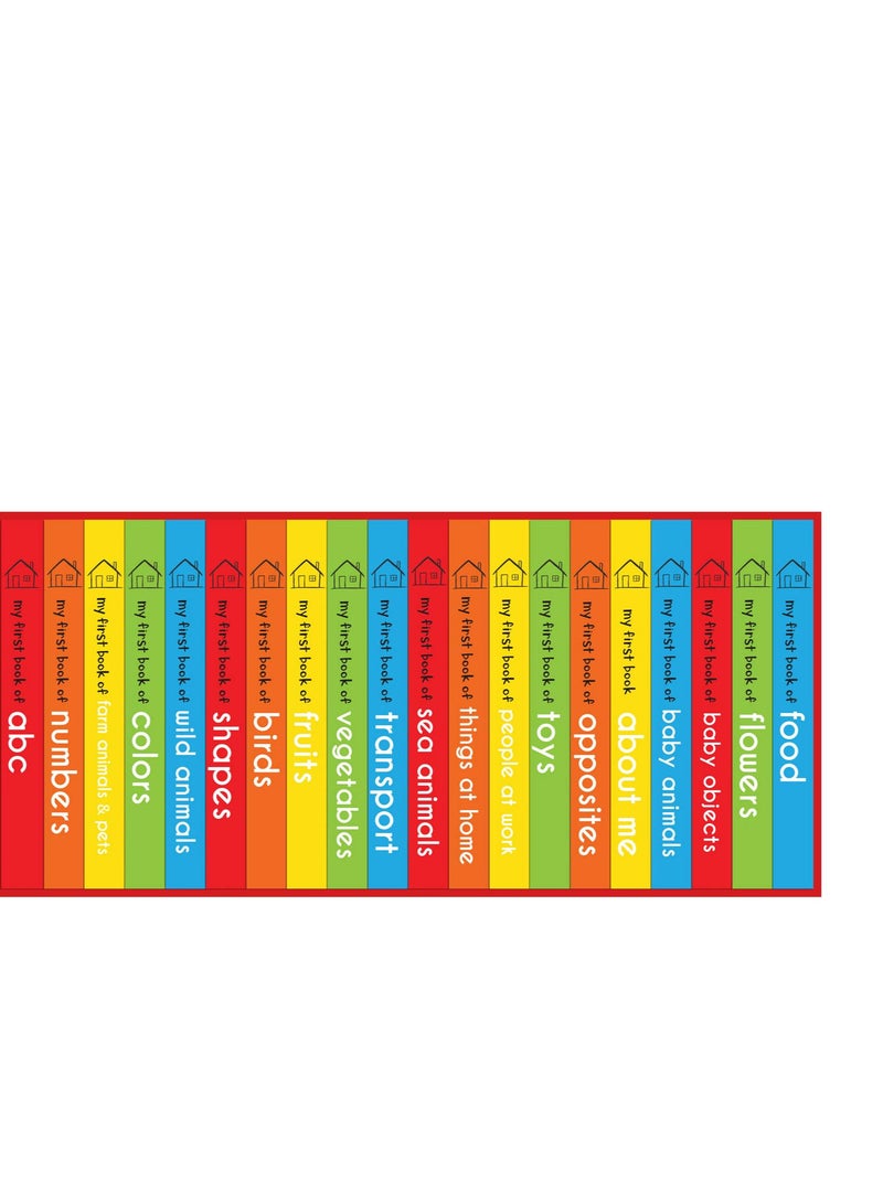 My First Complete Learning Library: Boxset of 20 Board Books Gift Set for Kids (Horizontal Design) - Image 2