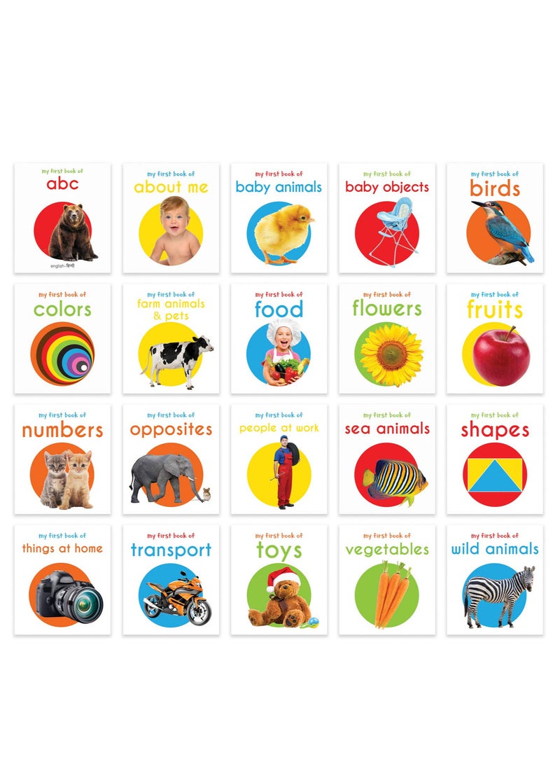 My First Complete Learning Library: Boxset of 20 Board Books Gift Set for Kids (Horizontal Design) - Image 3