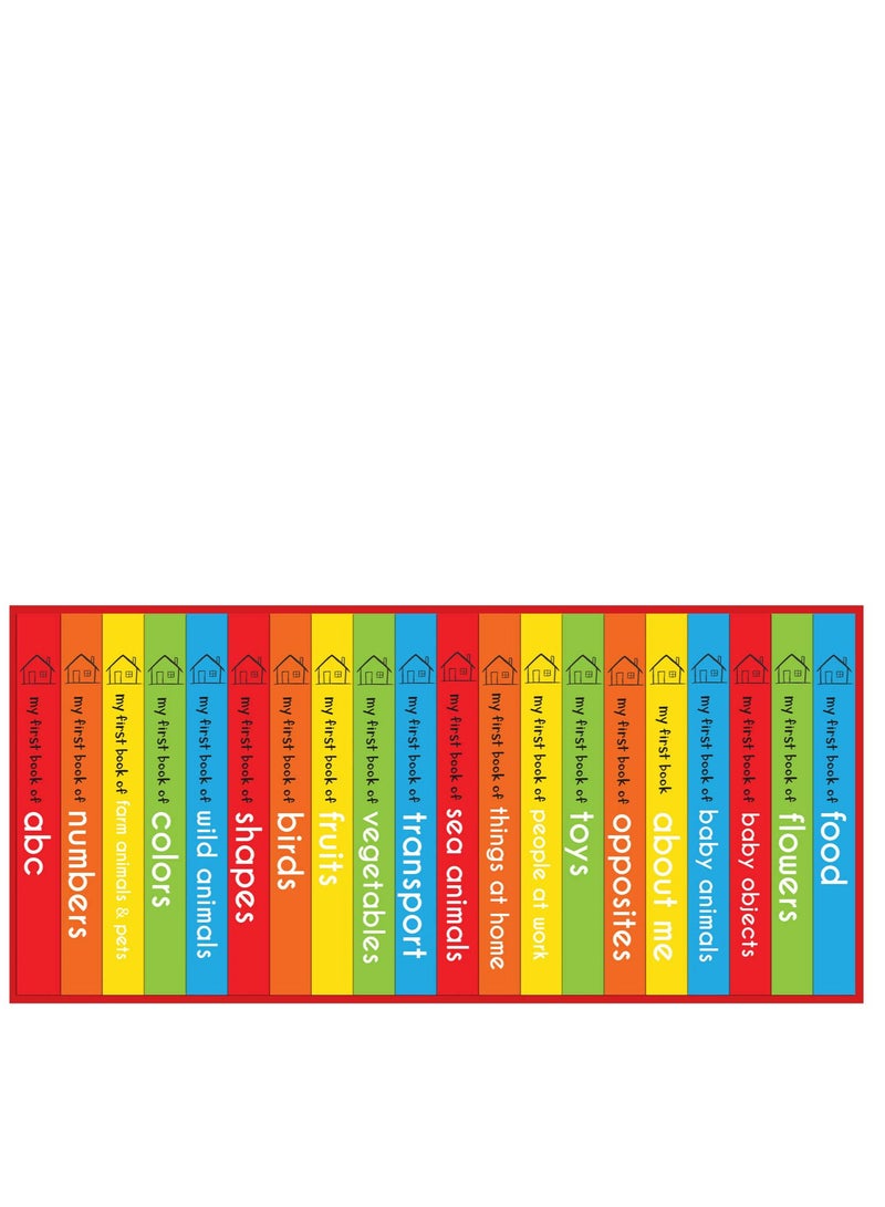 My First Complete Learning Library: Boxset of 20 Board Books Gift Set for Kids (Horizontal Design) - Image 4