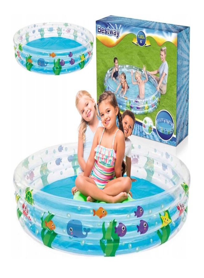 Bestway Deep Dive 3-Ring Pool183X33Cm -26-51005 - Image 2