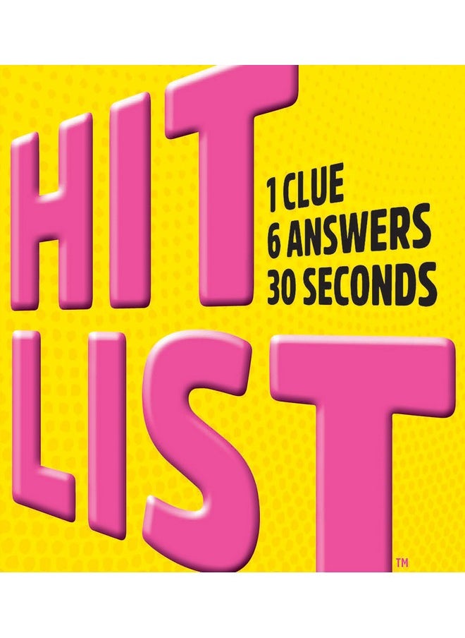 Gamewright Gamewright - Hit List - 1 Clue, 6 Answers, 30 Seconds, Yellow  - Image 4