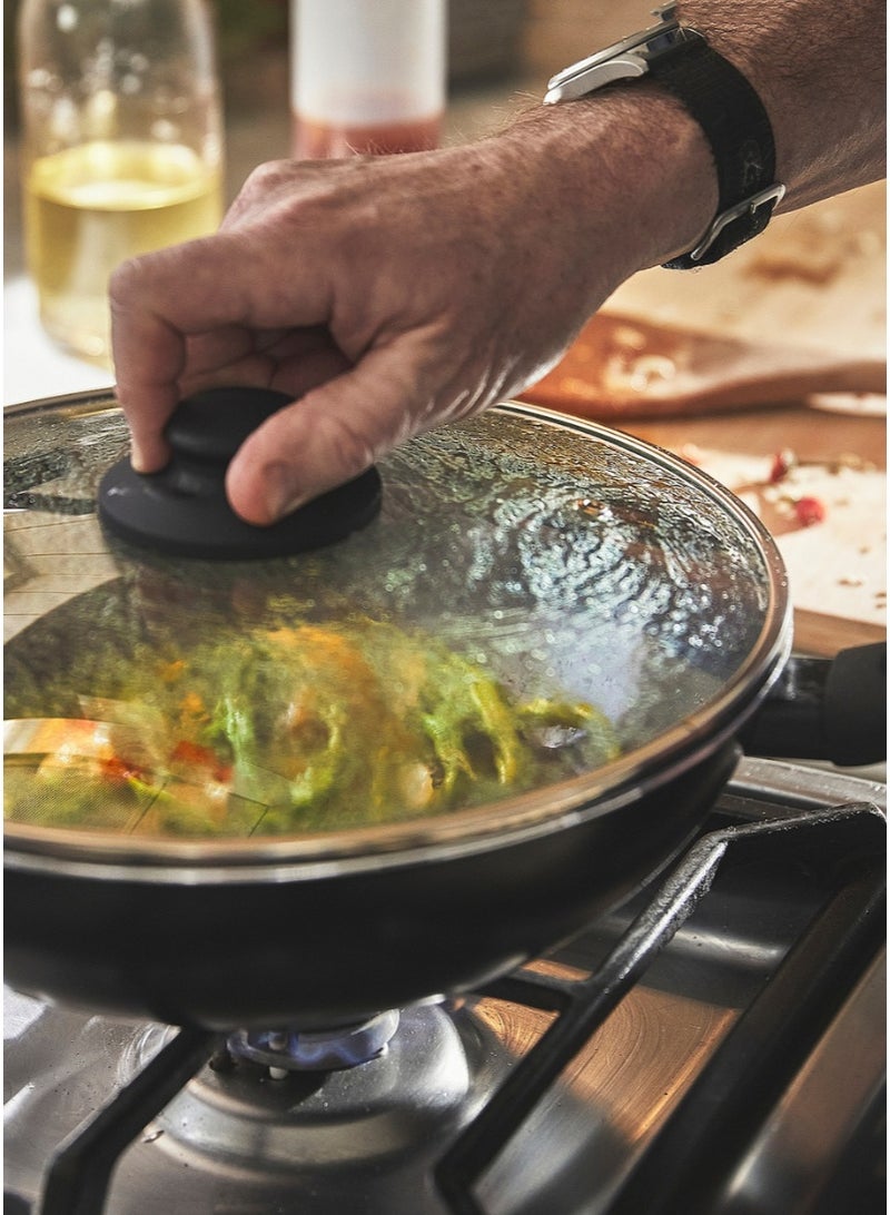 ووك مع غطاء بطبقة غير لاصقة - أسود - Image 2