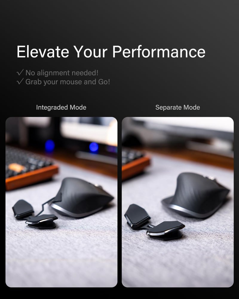YaGee Mouse Wrist Rest 3.0, Ergonomic Right-Handed Gaming Support, Attaches to Mice for Smooth Gliding, Anti-Fatigue & Carpal Tunnel Relief for Esports, Coding and Computer Users - Image 4