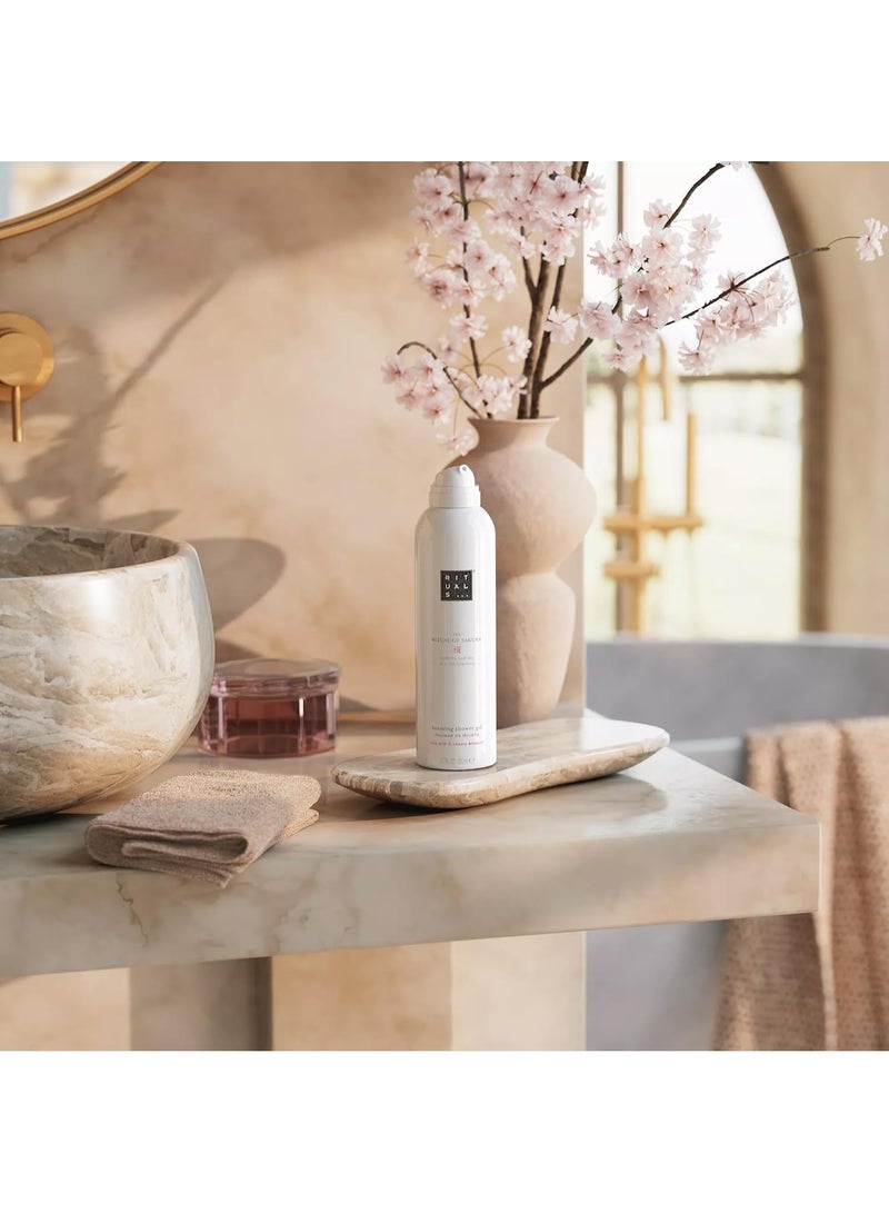 RITUALS Sakura Foaming Shower Gel – Gel-to-Foam Body Wash with Cherry Blossom & Rice Milk Extract for Soft, Delicately Scented Skin, 200ml / 6.7 fl oz - Image 2