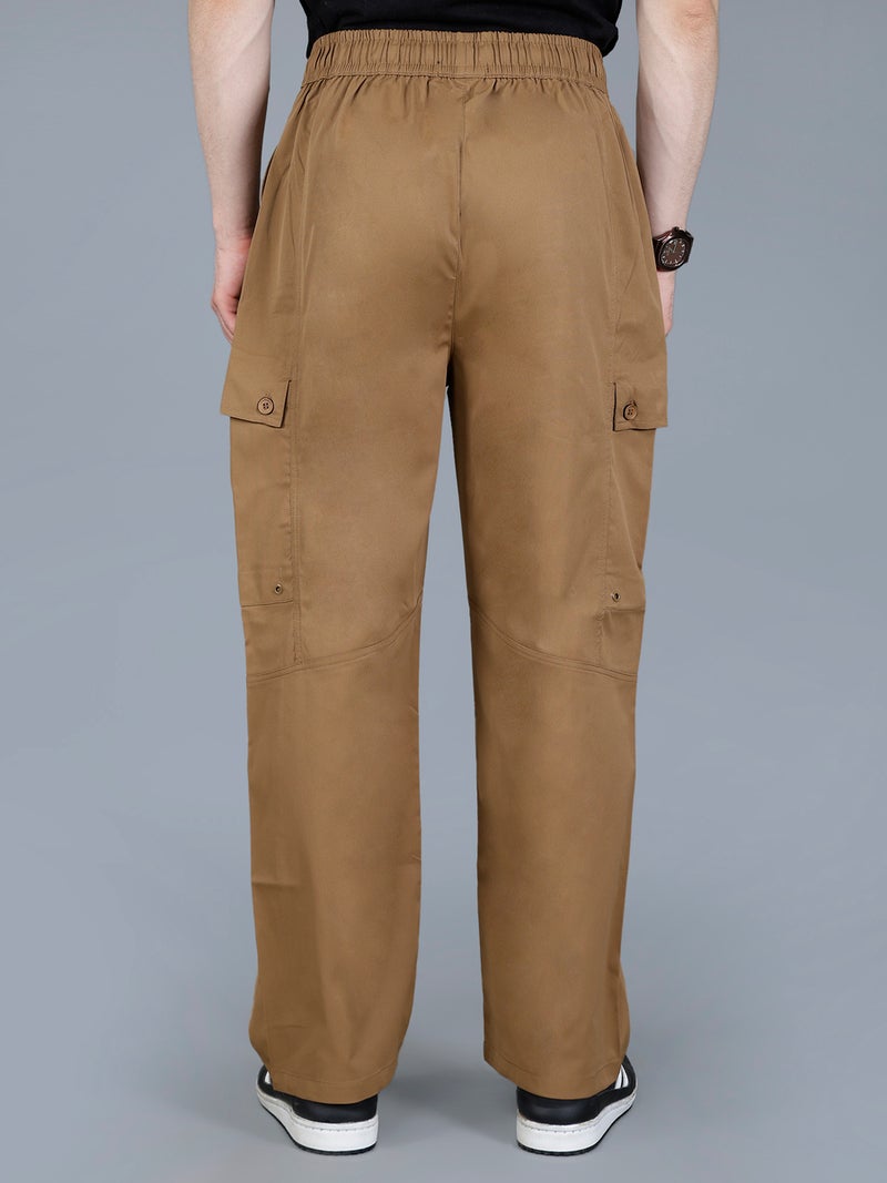 فورت كولينز بنطلون كارجو رجالي سادة مع رباط - Image 5