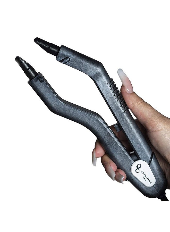 Ension Fusion Bonding Tool By Everlong Hair, Patented Professional Grade Ergonomic Patented Design Keratin Glue Melting Connector Wand U-Tip, Keratip, Fusion 100% Remy Human Hair Extensions