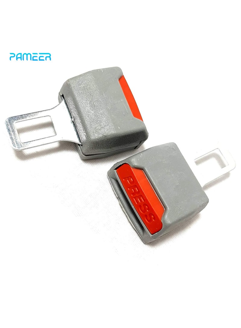 PAMEER 2 Pack Car Seat Belt Extender Universal Adjustable Car Safety Seat Belt Clip Buckle for Seat Belt Extension Fits Most Cars Seat Belt Buckle Alert Muffler  - Image 1