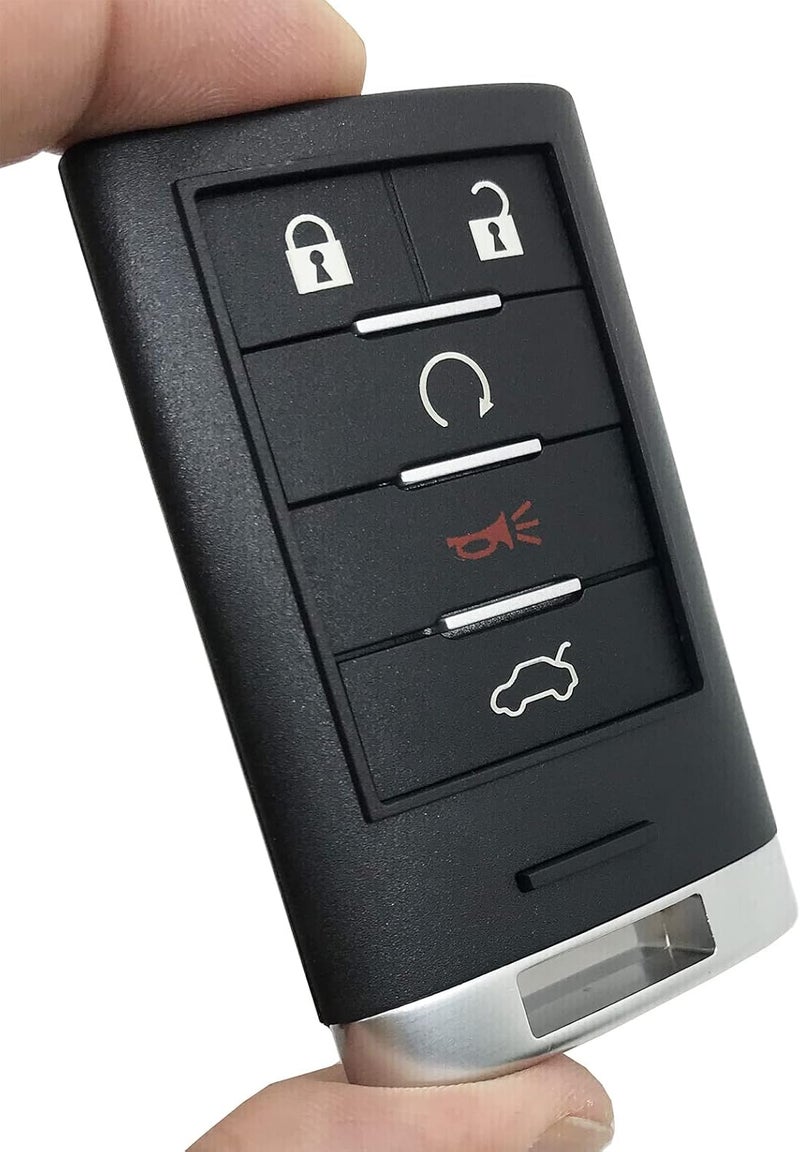 vurbemes 5 Buttons Replacement Key Fob Cover Case for Cadillac - Image 2