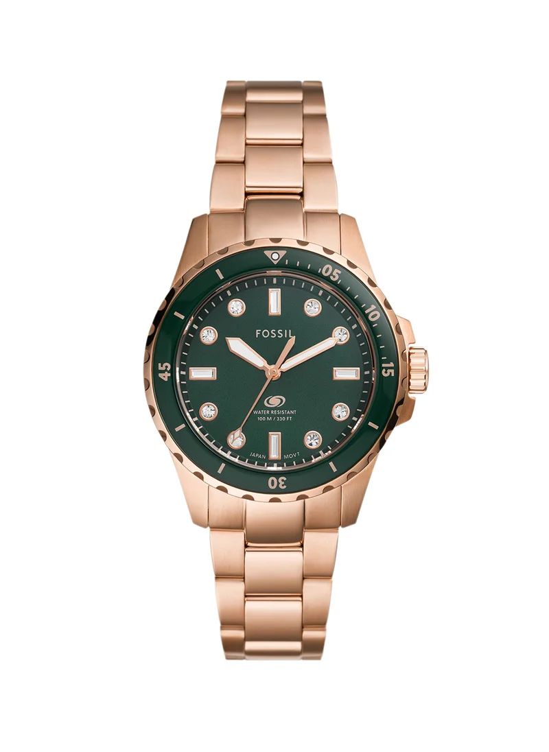 FOSSIL Blue Dive Three-Hand Analog Watch