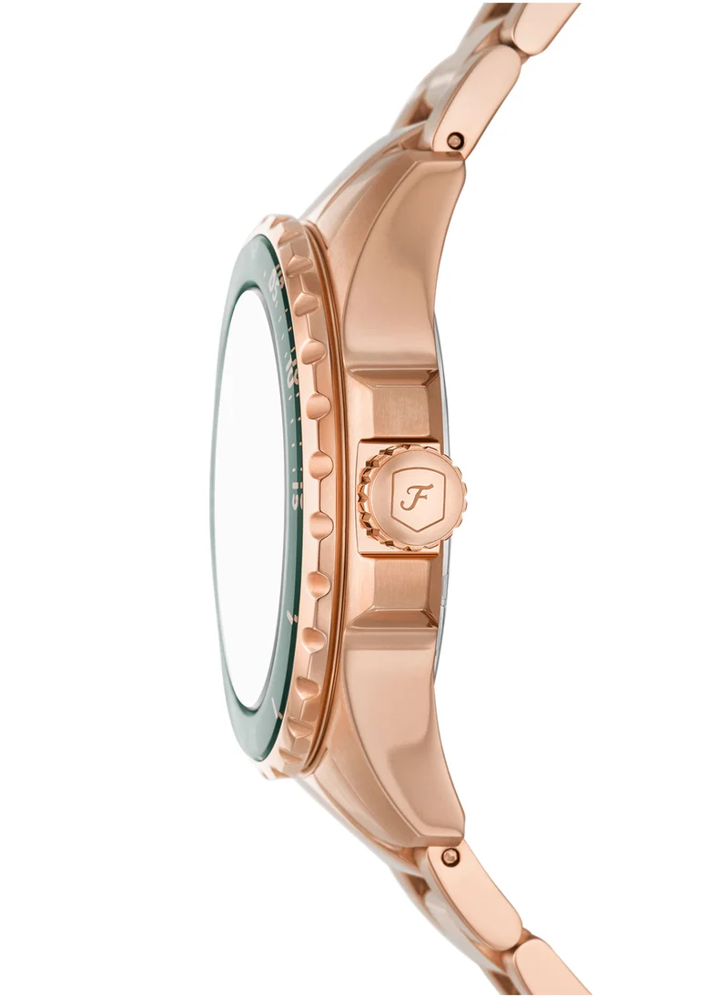 FOSSIL Blue Dive Three-Hand Analog Watch
