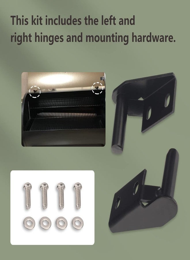 ZHIXING Lid Hinge Kit, 1 x Left Side &1 x Right Side Hinge - Included Installation Hardware fit for Many Models (KIT0001) - Image 3