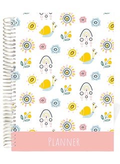 Lizy Hard Cover Spiral Undated Talking Agenda 17X24 cm Design-10  - Image 1