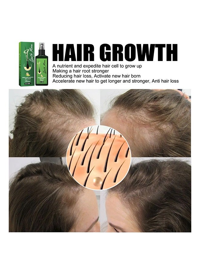 SOUTH MOON - Hair Nourishing Growth Spray, Green Ginger Hair Regrowth Spray, Moisturizing Fast Growth Anti-Defixation Spray Growth Solution, Organic Growth Plus Nourishing Ginger Spray for Men and Women(100ML) - Image 1