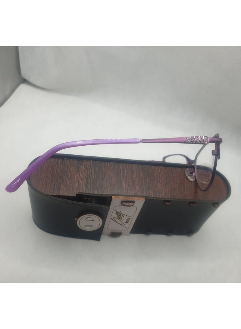 Full Rim Onay L30748 -1  , Cat Eye , Purple , Women - Image 4