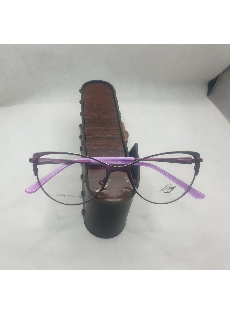 Full Rim Onay L30748 -1  , Cat Eye , Purple , Women - Image 2