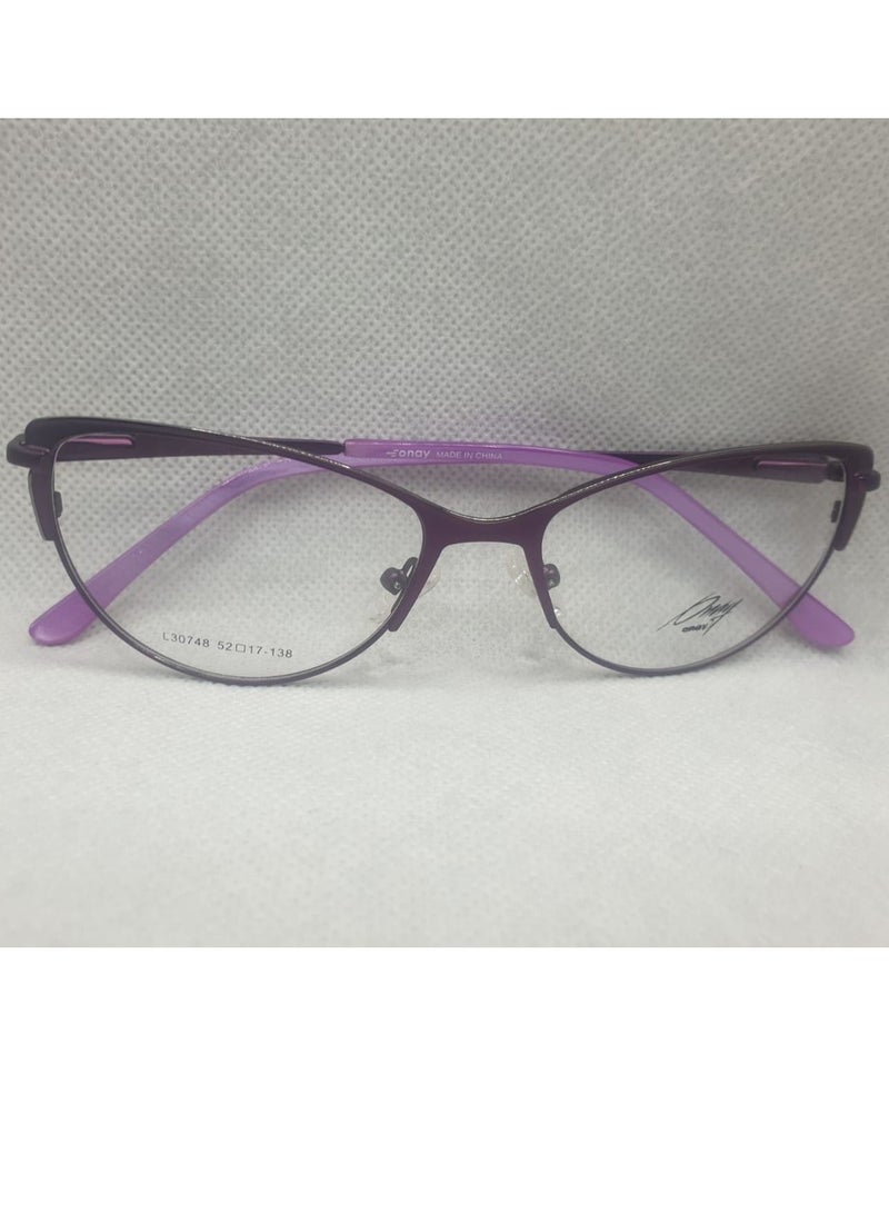 Full Rim Onay L30748 -1  , Cat Eye , Purple , Women - Image 5