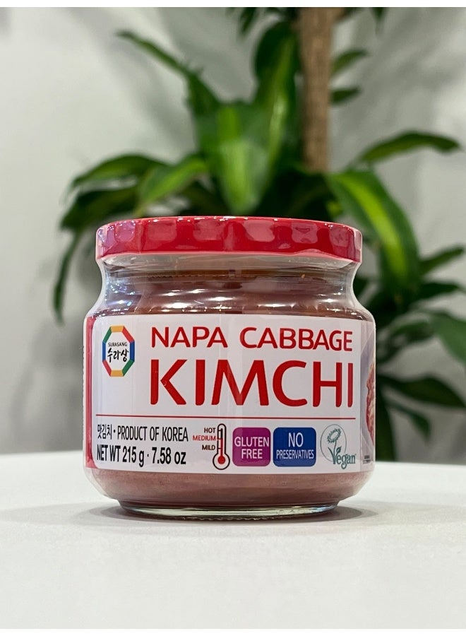 Surasang LE UNI SURASANG KIMCHI IN GLASS BOTTLE 215 GM - Image 1