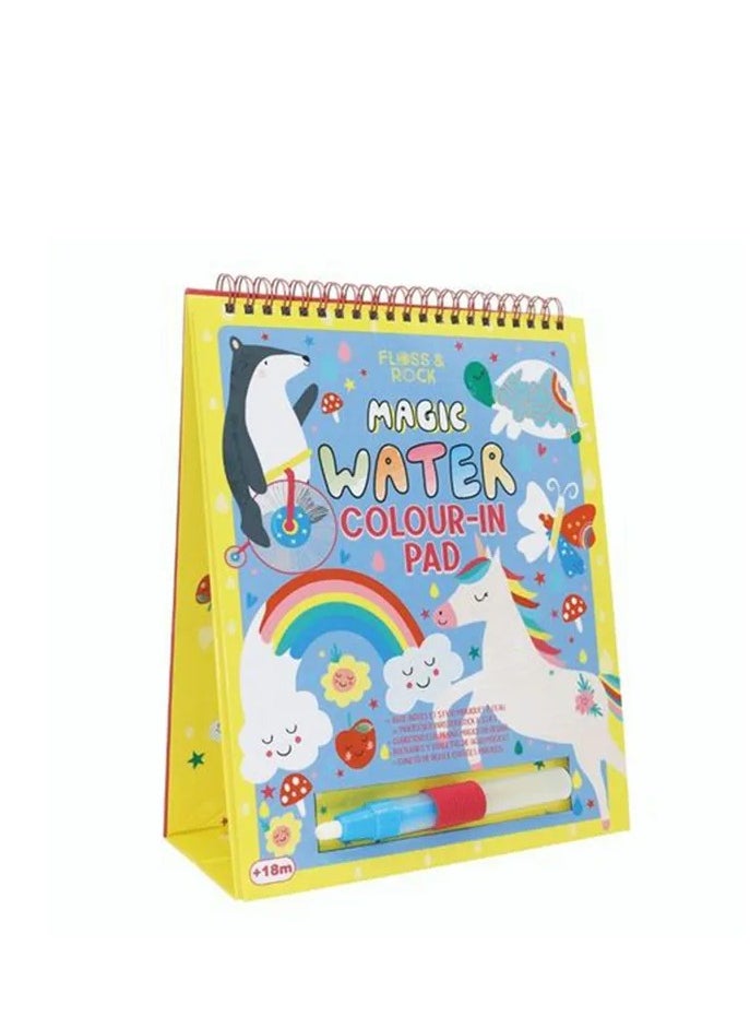 Floss & Rock - Floss & Rock Rainbow Fairy Magic Water Easel and Pen - Reusable Water Drawing Set for Kids - Image 1