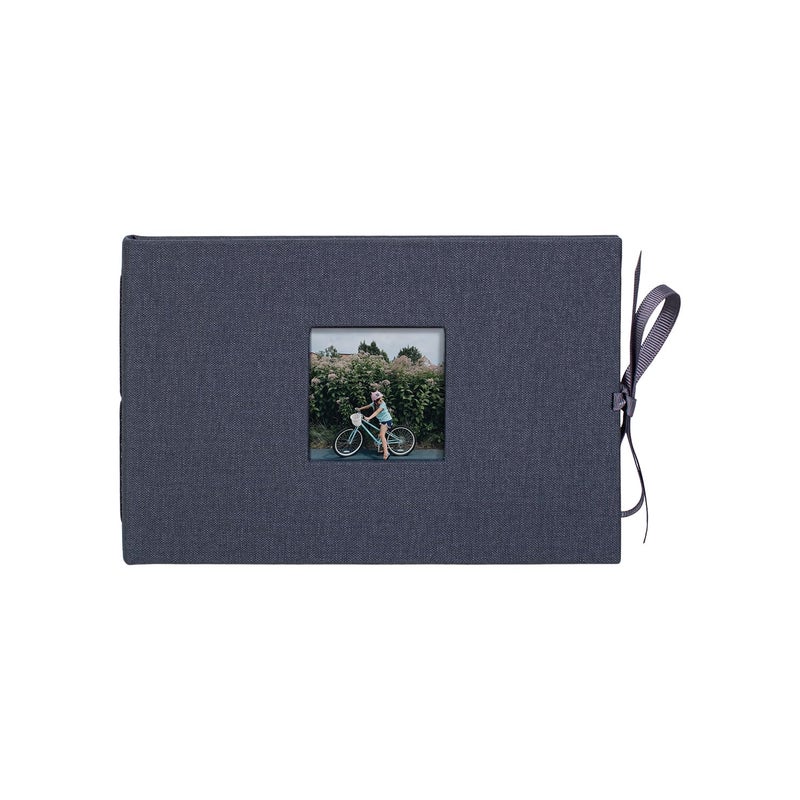Kolo Noci Small 4x6 Photo Album Holds 24 Photos Ideal for Weddings and Baby Books Iron Grey