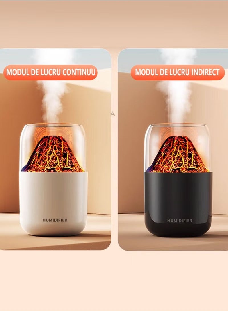 الأزرق جي دبليو مرطب بركاني USB صغير الحجم، أسود - Image 3